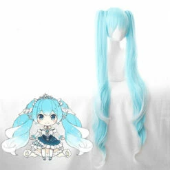 Cosplay Wig - Vocaloid-Snow Miku 2019 II -Cosplay Costumes Sales Shop 075N 3