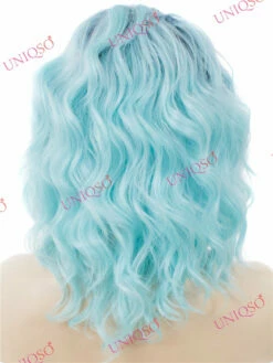 Premium Wig - Short Hippy Lace Front Curly Wig -Cosplay Costumes Sales Shop 17
