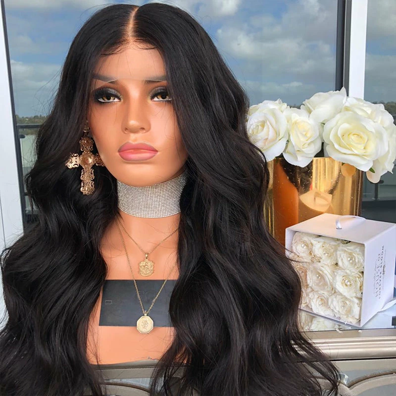 Premium Wig - Mid-Section Long Curly Big Wave Fluffy Lace Front 5 Premium Wig - Mid-Section Long Curly Big Wave Fluffy Lace Front - Image 4