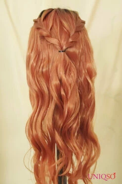 Premium Wig - Auburn Long Big Wave Lace Front Wig -Cosplay Costumes Sales Shop 2 fa4977c2 1aca 43c3 991f 69c35051071d