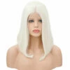 White Pearl Velvet Front Lace Bob Wig -Cosplay Costumes Sales Shop 36B51EEA5B65B28CBFC9A30BD160AAA1