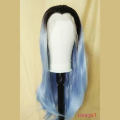 Premium Wig - Rooted Glacier Blue Long Straight Lace Front Wig -Cosplay Costumes Sales Shop 3 8323852a e213 483e a1ae 82e1dc85d9f6