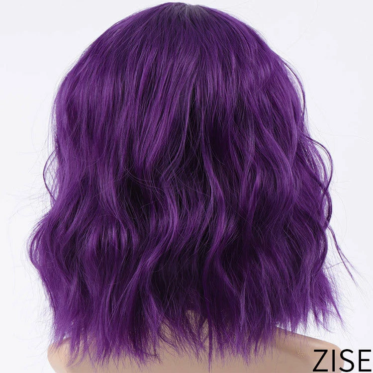 Pink Palette Short Curly Euro-American Hair Wig 14 Pink Palette Short Curly Euro-American Hair Wig - Image 12