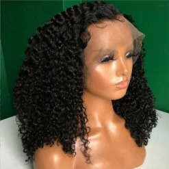 Premium Wig - Kicky Locks Small Curly Front Lace Wig