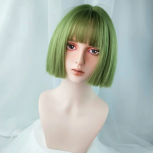 Bob LoLita Wig Green 4 Bob LoLita Wig Green - Image 2
