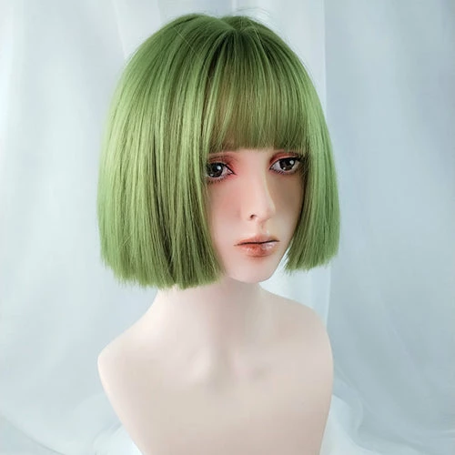 Bob LoLita Wig Green 6 Bob LoLita Wig Green - Image 4