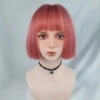Bob LoLita Wig Melon Red 2 Bob LoLita Wig Melon Red -Cosplay Costumes Sales Shop CS 350E 1