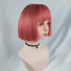 Bob LoLita Wig Melon Red -Cosplay Costumes Sales Shop CS 350E 3