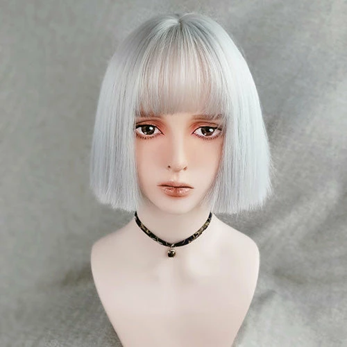 Bob LoLita Wig Silver 3 Bob LoLita Wig Silver