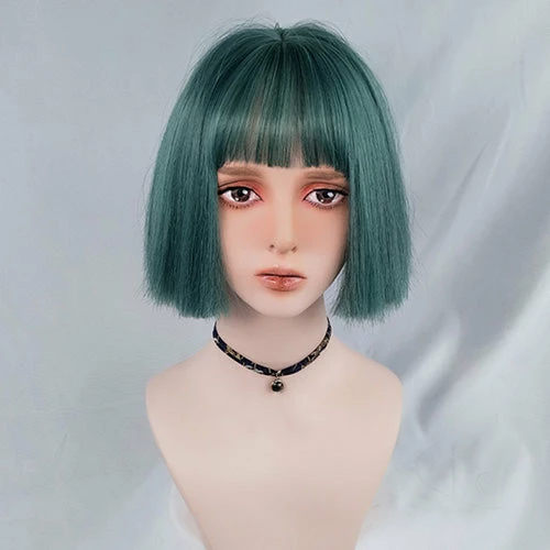 Bob LoLita Wig Dark Green 3 Bob LoLita Wig Dark Green