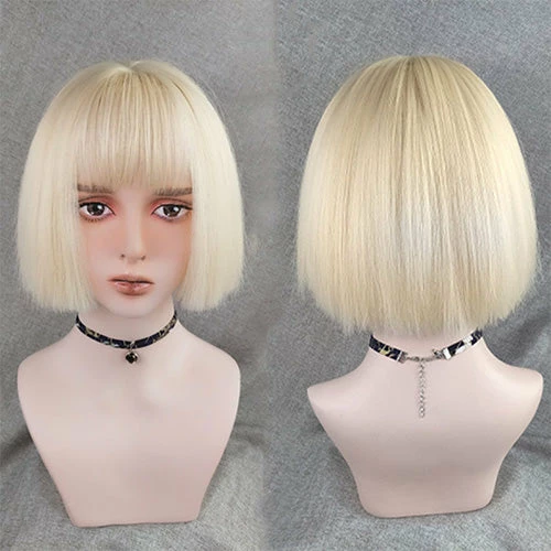 Bob LoLita Wig Beige 3 Bob LoLita Wig Beige