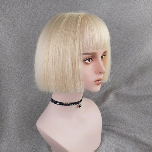 Bob LoLita Wig Beige 4 Bob LoLita Wig Beige - Image 2