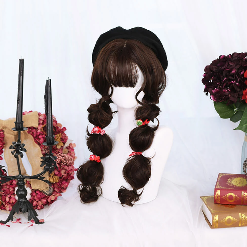 Defined Waves In Delectable Chocolate Lolita Wig 4 Defined Waves In Delectable Chocolate Lolita Wig - Image 2