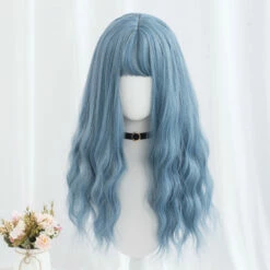 Royal Blue Willow Long Wave Lolita Wig