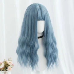 Royal Blue Willow Long Wave Lolita Wig 9 Royal Blue Willow Long Wave Lolita Wig -Cosplay Costumes Sales Shop CS 836A 3 a6deb45d d6e0 4a93 8b38 a855017d304b