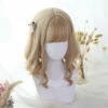 Honey Blonde Sweet Long Side Fringes Lolita Wig -Cosplay Costumes Sales Shop CS 839A 1