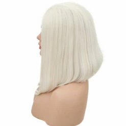 White Pearl Velvet Front Lace Bob Wig 10 White Pearl Velvet Front Lace Bob Wig -Cosplay Costumes Sales Shop D888928A2D06299F0E1BA0FBB1ECB373