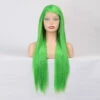 Rich Green Front Lace Long Hair Wig 1 Rich Green Front Lace Long Hair Wig -Cosplay Costumes Sales Shop F7941CACC538DC9FCDF7F23171D4EF17