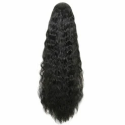 Waist Length Wavy Black Lolita Wig 489B -Cosplay Costumes Sales Shop IMG 4450