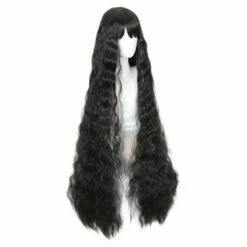 Waist Length Wavy Black Lolita Wig 489B -Cosplay Costumes Sales Shop IMG 4456
