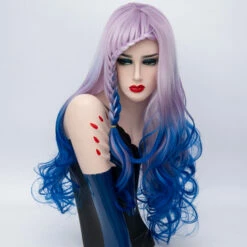 Lolita Wig - Lilac Waterfall Braided 9 Lolita Wig - Lilac Waterfall Braided -Cosplay Costumes Sales Shop LW173R 3