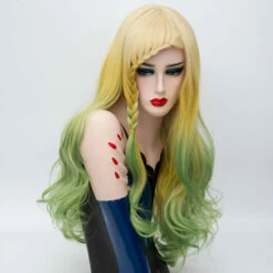 Lolita Wig - Parrot Yellow & Green -Cosplay Costumes Sales Shop LW176R 6