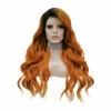 Premium Wig - Auburn Long Big Wave Lace Front Wig 2 Premium Wig - Auburn Long Big Wave Lace Front Wig -Cosplay Costumes Sales Shop N15 T1 2735