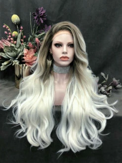 Premium Wig - Toffee Blonde Ombre Long Lace Front