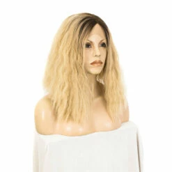 Premium Wig - Rooted Honey Blonde In Medium Curl Lace Front Wig -Cosplay Costumes Sales Shop NF7 C135 3