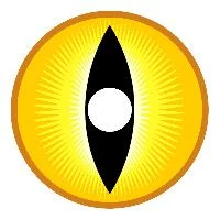 Sweety Sclera Contacts Sauron Yellow