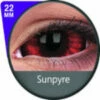 Phantasee Red Black Sclera Contacts Sunpyre