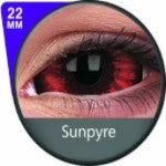 Phantasee Red Black Sclera Contacts Sunpyre
