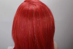 Premium Wig - Poppy Red Layered Lace Front Tinsel -Cosplay Costumes Sales Shop Tinsel Red e