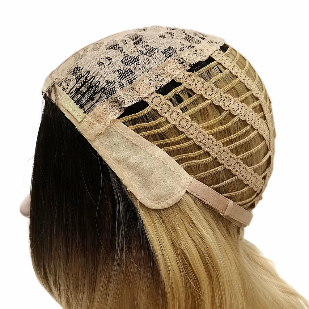 Rooted Dusty Blonde Long Wavy Daily Wig 7 Rooted Dusty Blonde Long Wavy Daily Wig - Image 5