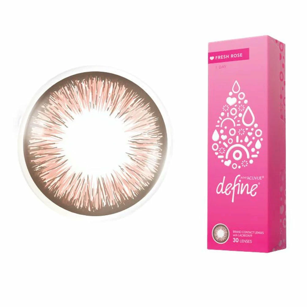 1-Day Acuvue Define Fresh Rose - 30 Pcs 5 1-Day Acuvue Define Fresh Rose - 30 Pcs - Image 3