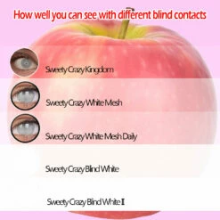 Sweety Crazy Blind White -Cosplay Costumes Sales Shop blind contacts comparison e22c0bd6 d818 4483 b072 bf4bb106745b