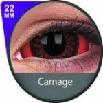 New Release 4 Phantasee Red Black Sclera Contacts Carnage