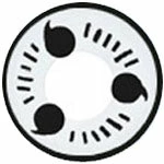 Coscon Sharingan Lens With Power - Itachi Red T04