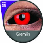 Flash Red Black Sclera Contacts Tokyo Ghoul - Red Ghoul/Gremlin