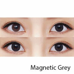 Freshkon Alluring Eyes Monthly - 2 Pcs -Cosplay Costumes Sales Shop magnetic grey grid