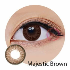 Freshkon Alluring Eyes Monthly - 2 Pcs -Cosplay Costumes Sales Shop majestic brown eye