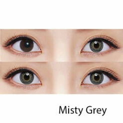 Freshkon Color Fusion Monthly Dazzler Series - 2 Pcs -Cosplay Costumes Sales Shop misty grey grid