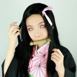 Sweety Anime Cloud Rim Pink - Demon Slayer - Nezuko Kamado -Cosplay Costumes Sales Shop product