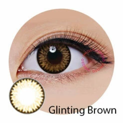 Freshkon Color Fusion Monthly Sparkler Series - 2 Pcs 22 Freshkon Color Fusion Monthly Sparkler Series - 2 Pcs -Cosplay Costumes Sales Shop sparklers glinting brown eye